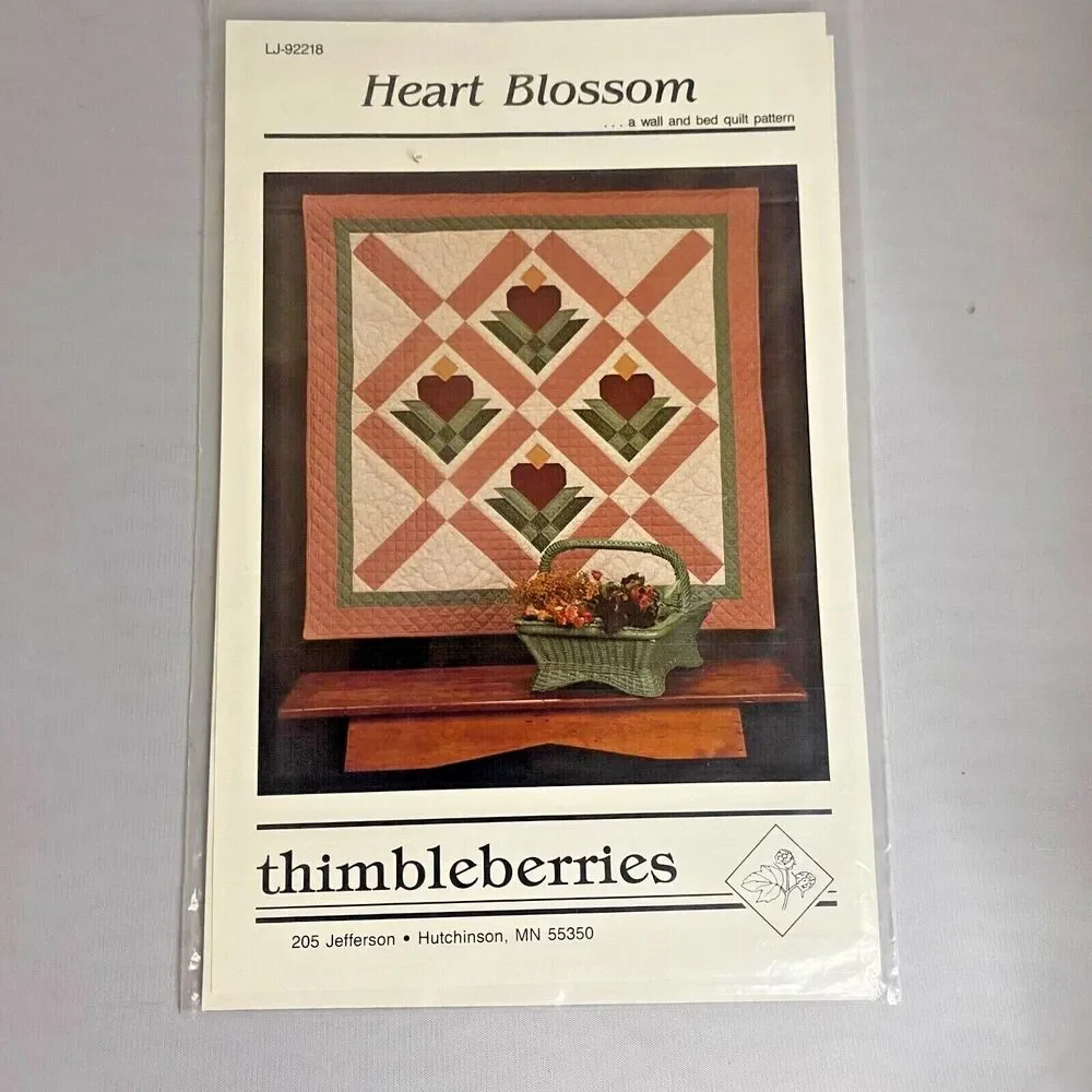#7455 Thimbleberries Heart Blossom quilt pattern